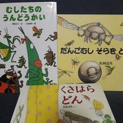昆虫の絵本　３冊　古本
