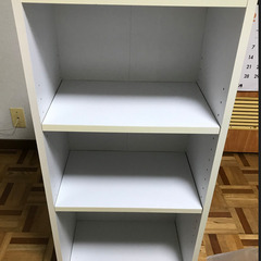 【ちょっとお値下げしました】中古のカラーボックス（白）