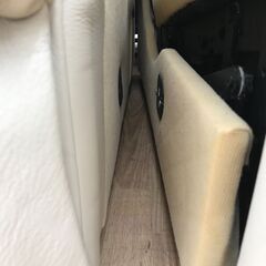 ★ジモティ割あり★ INCANTO インカント イタリア製 リクライニングソファ アイボリー H91×W215×D90 クリーニング済み KJ3822
