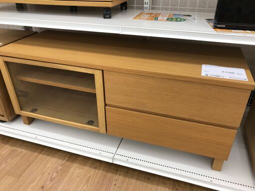 ★ジモティ割あり★ 無印良品 テレビ台 ナチュラル H47×W110×D40 クリーニング済み KJ3823