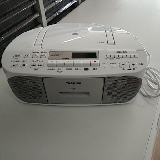 美原店　CDラジオカセットレコーダー　TOSHIBA　東芝　2019年製　TY-CDS7
