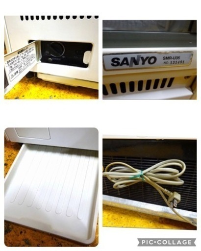 (1175-0) SANYO サンヨー 冷蔵ショーケース SMR-U35 W600×D450×H800 64L 100V 業務用 中古
