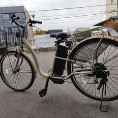 激安！電動自転車アウトレット２6インチ　ベージュ　￥49800　大阪府高槻市の画像