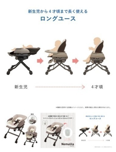 2,3回使用 combi ネムリラ ベビーチェアにもなるバウンサー 手動 楽天市場】Combi 手動 スウィング ベビーラック ハイローベッド 