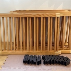 （お引取り者決定済み）木製ベビーサークル の画像