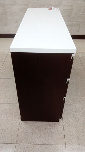 ★ジモティ割あり★ 株式会社三幸ジャパン レンジ台 ブラウン H85×D42.5×W119 クリーニング済み TJ3142