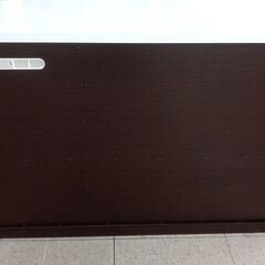 ★ジモティ割あり★ 株式会社三幸ジャパン レンジ台 ブラウン H85×D42.5×W119 クリーニング済み TJ3142の画像