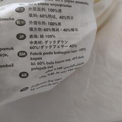 2枚重ねできる羽毛掛け布団☆IKEA　MYSA VETE　シングル☆超美品です！の画像