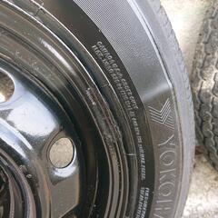 中古タイヤ 145/70R12 2本 ジャンク扱いの画像