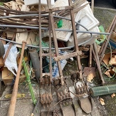 農作業道具　レトロ　の画像