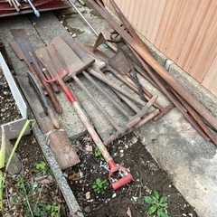 農作業道具　レトロ　の画像