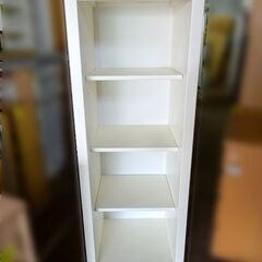 NITORI/ニトリ■キャビネットカーシー□リビング収納 ホワイト家具 本棚の画像