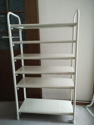 【売れました】伸縮式 シューズラック
