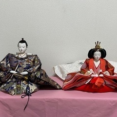 【取引終了】雛人形7段飾り　（京風）御所庭、御所襖、垣根、縁の下、廊下付の画像