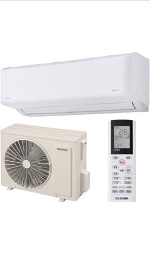 新品アイリスオーヤマエアコン　　6畳用　標準取り付け工事込み　50000円