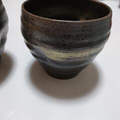 未使用美品☆ペア 湯呑 オシャレの画像