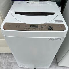  SHARP　全自動電気洗濯機　ES-GE6G-T　標準洗濯容量6.0kg 　2023年製