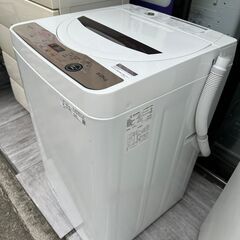 SHARP 全自動電気洗濯機 ES-GE6G-T 標準洗濯容量6.0kg 2023年