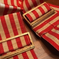 襷(たすき) サッシュ 旧日本陸軍 大佐 正肩章 将校 大礼服 階級章 三つ星の画像