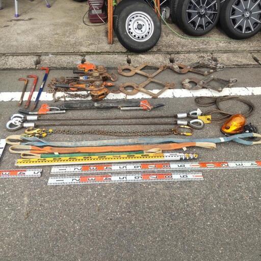 建設工事の吊り具等！