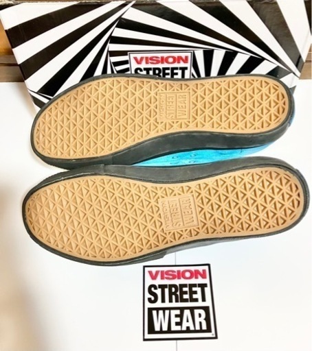 スニーカー　VISION スウェード　ロー　新品未使用　スカイブルー