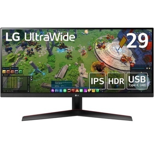 【ほぼ未使用】LG  ゲーミングワイドモニター　29インチ
