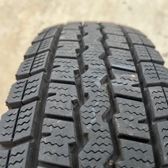 【商談中】軽トラスタットレスタイヤ　4本セット　ホイールセットの画像