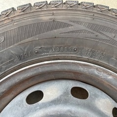 【商談中】軽トラスタットレスタイヤ　4本セット　ホイールセットの画像