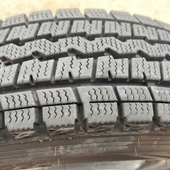 【商談中】軽トラスタットレスタイヤ　4本セット　ホイールセットの画像