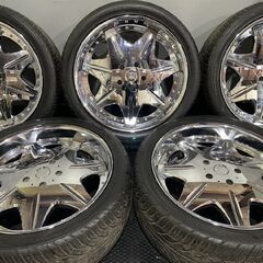 見つけた時が買い時 超希少【YK PARADA Spec-X 305/35R24】夏タイヤ 5本【WORK LS 24インチ 10J5HPCD150+25】深リム ランクル等(MTJ401)クレジットカード QRコード決済可能