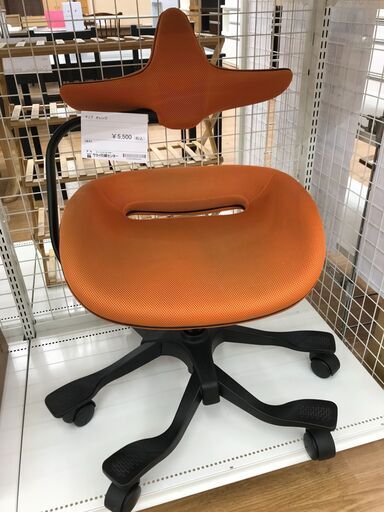 ★ジモティ割あり★  チェア オレンジ  クリーニング済み KJ3828