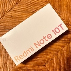 スマホ　新品⭐︎未使用⭐︎未開封　Redmi Note 10T ナイトタイムブルーの画像