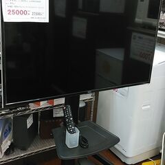 新春セール！3か月間保証☆配達有り！18000円(税別）TCL 43型 液晶テレビ キャスター付TVスタンド付き リモコン