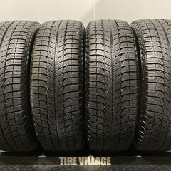 MICHELIN X-ICE 3+ 225/65R17 17インチ スタッドレス 4本 バリ溝 エクストレイル RAV4 CX-5/CX-8 ハリアー等　(MTM267) クレジットカード QRコード決済可能