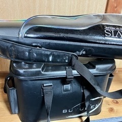釣具　タックルボックス　ロッドケースセット
