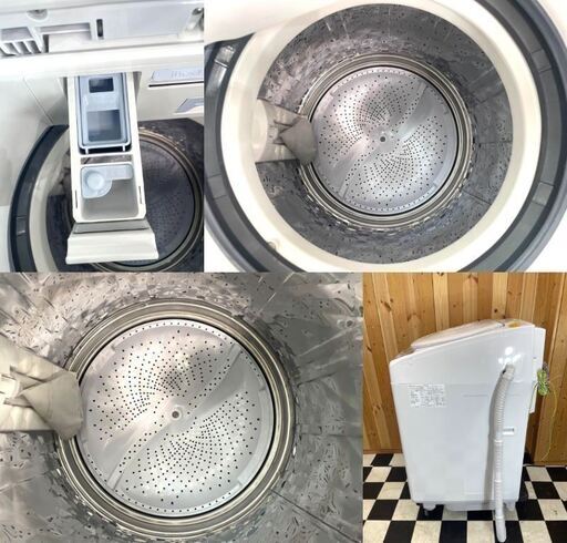 SHARP 全自動洗濯乾燥機　ES-TX8D-W 2020年製　8.0kg 乾燥機付き4.5kg　プラズマクラスター　住まい