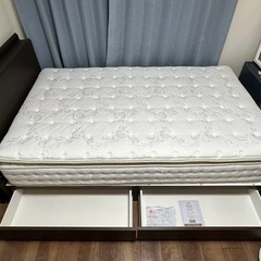 セミダブルベッドとマットレス差し上げます
