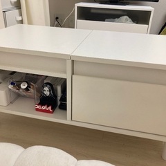 LOWYA テーブルドレッサー(モコモコ座イス MARCO付き)の画像