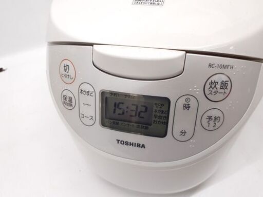 東芝 5.5合炊き マイコン炊飯ジャー 2018年製 TOSHIBA RC-10MFH 炊飯器 札幌市 平岸店