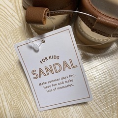 【新品・未使用】 ベビー　サンダル　13cmの画像