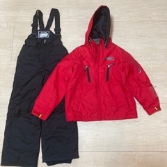 募集終了★子供用スキーウェア 赤130