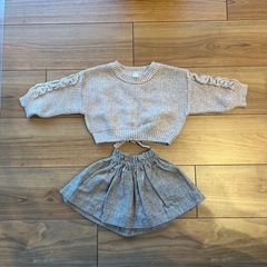 ニット　スカート　セット　80cm