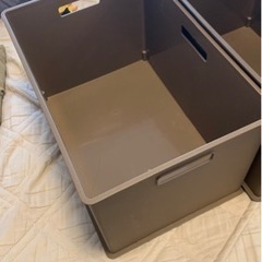 ニトリ　Nインボックス　茶色　2個の画像