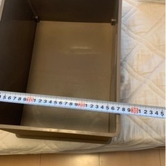 ニトリ　Nインボックス　茶色　2個の画像