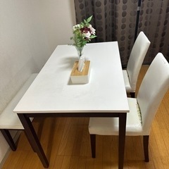 ダイニングテーブル　5点セット