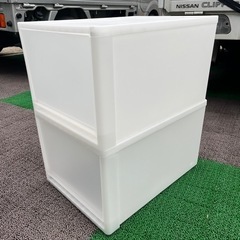 【ahaha recycle】プラケース 収納ケース 2点の画像