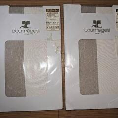 【新品/courregesクレージュ】ストッキング☆サイズS〜M☆5点セットの画像