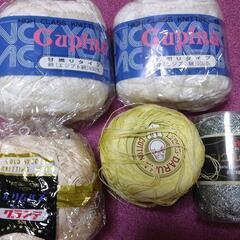 手芸用品(おもにレース糸 Lace knitting)