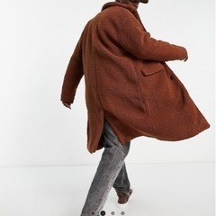 ［新品］ASOS メンズフリースコートの画像