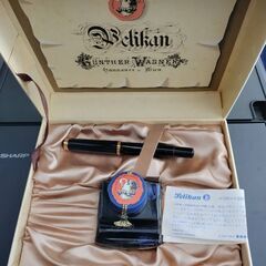 希少!!高級万年筆♪PELICAN 140-585 箱・インク付き!!の画像